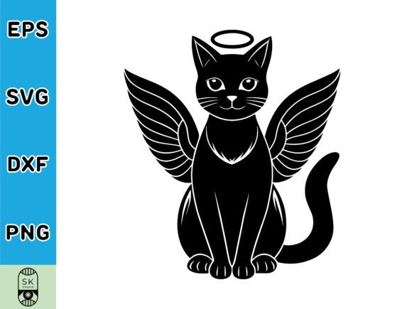 Cat Angel Wings Svg Vector T-shirt Review