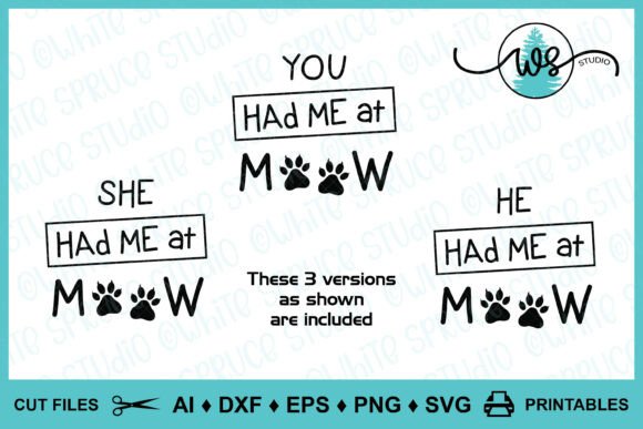 Cat Logo Funny Cat Saying Quote SVG