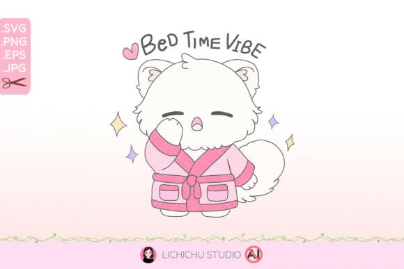 Cozy Sleepy Cat Bedtime Vibe SVG PNG Review