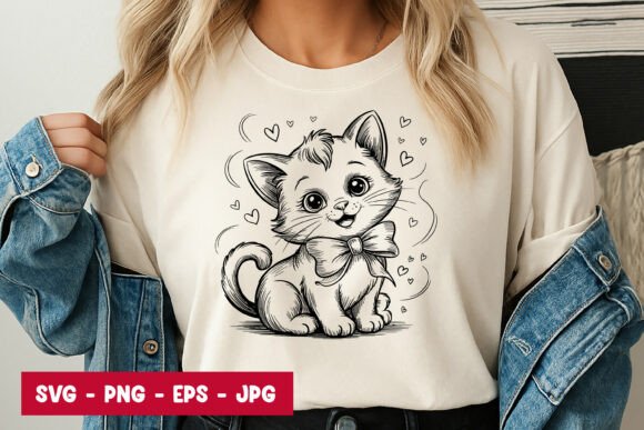 Cute Kitten Birthday Celebration SVG PNG Review