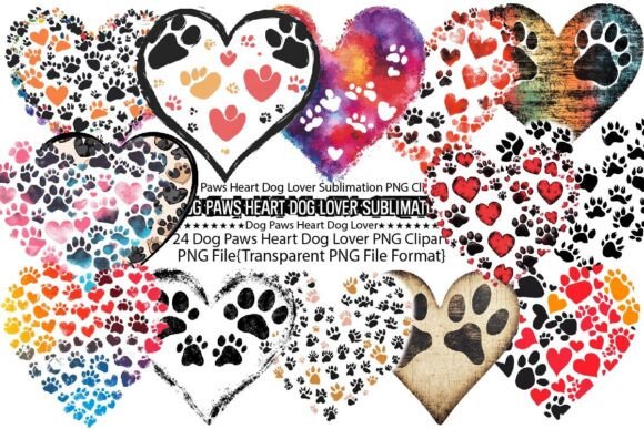Dog Paws Heart Png Dog Lover Sublimation Review