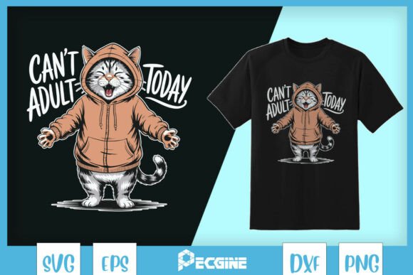 Funny Lazy Cat Sarcastic Sassy SVG Review