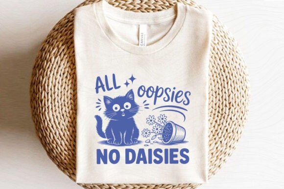 Funny Sarcastic Cat Daisy SVG All Oopsie Review