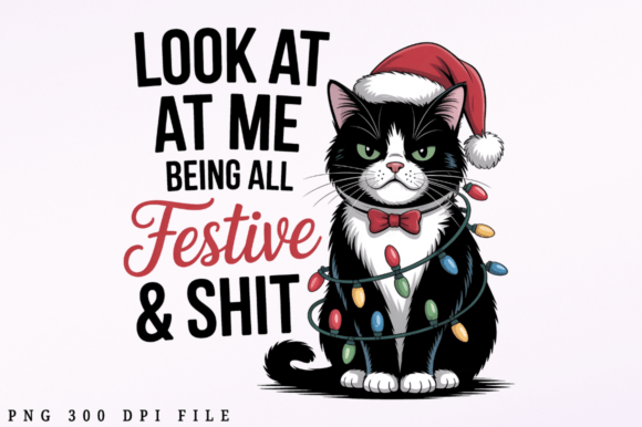 Grumpy Cat Christmas PNG Design Review