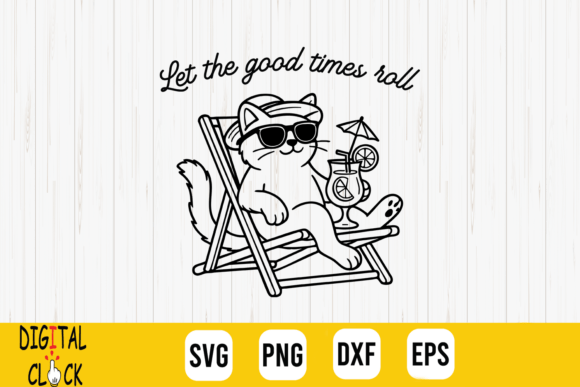 Let the Good Times Roll Cat SVG Review