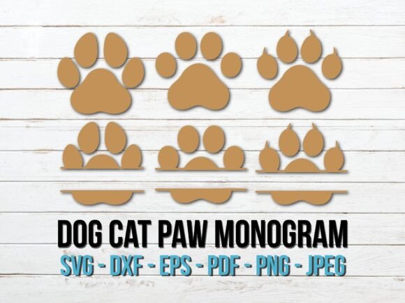 Paw Split Monogram Svg: A Designer's Review