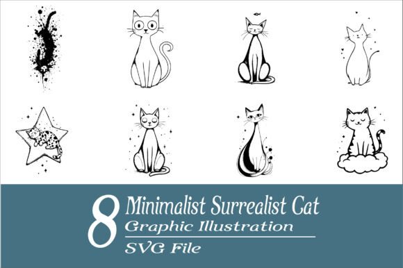 Surrealist Cat Graphic Set SVG Vol.3 Review