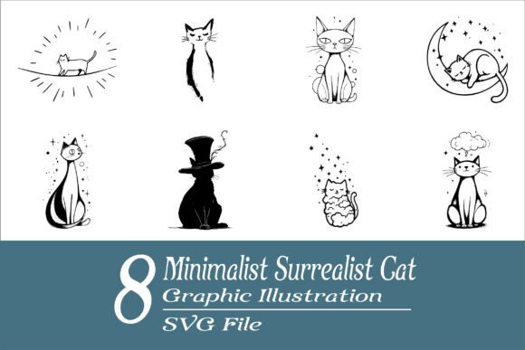 Surrealist Cat Graphic Set SVG Vol.5 Review
