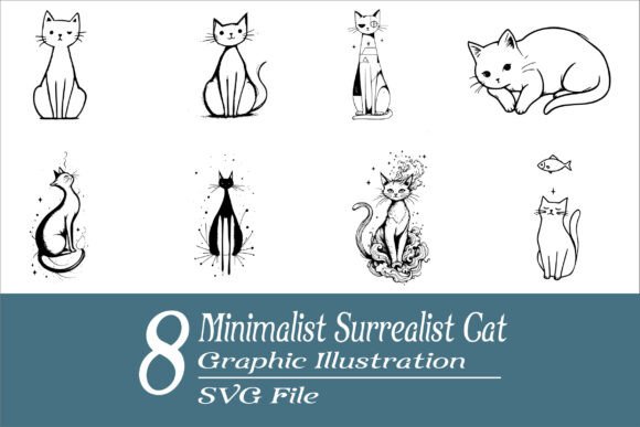 Surrealist Cat Graphic Set SVG Vol.6 Review